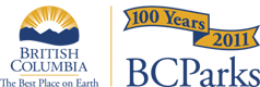 BC Parks 100 Year celebration logo